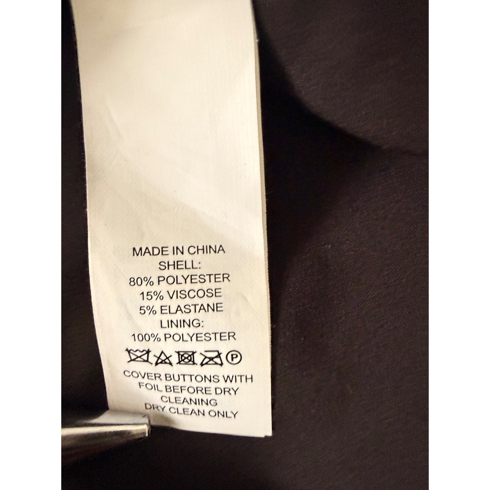 Kate Spade Black Fit‎ Flare Dress Pearl Buttons Ruffle Neck Sleeveless XS - Picture 8 of 8